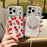 For iPhone 17 Pro Max Magnetic Case Compatible with MagSafe TPU + PC Bow Flower Phone Cover - Red Cherry - 3