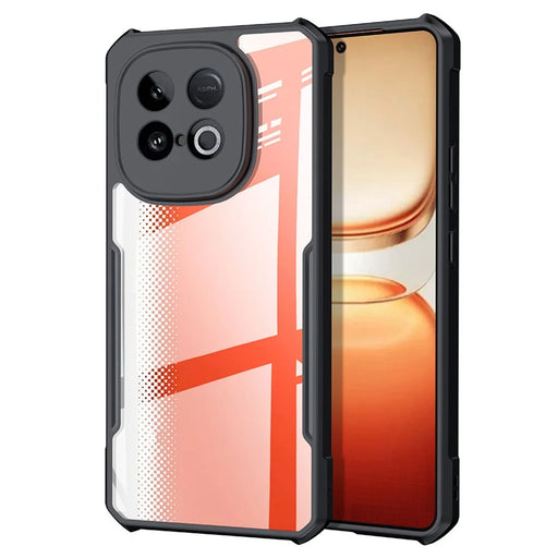 XUNDD For vivo iQOO Neo10 5G Case Dropproof TPU + Acrylic Clear Back Phone Cover - Black - 1
