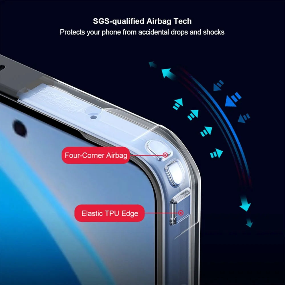 XUNDD For vivo iQOO Neo11 5G Case Dropproof TPU + Acrylic Clear Back Phone Cover - Black - 6