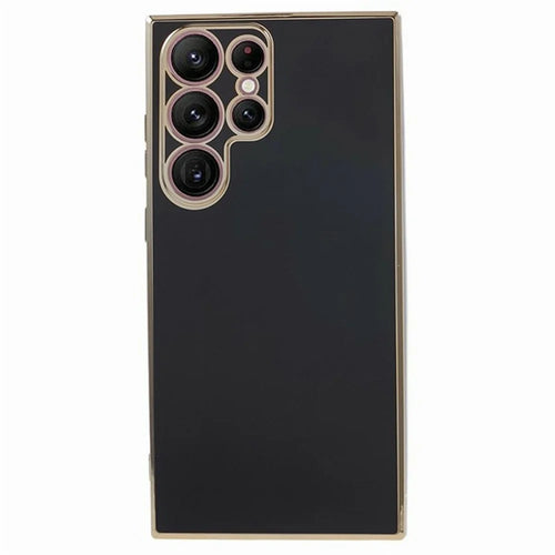 For Samsung Galaxy S26 Ultra Case TPU Slim Fit Shockproof Phone Cover 6D Electroplating - Black - 1