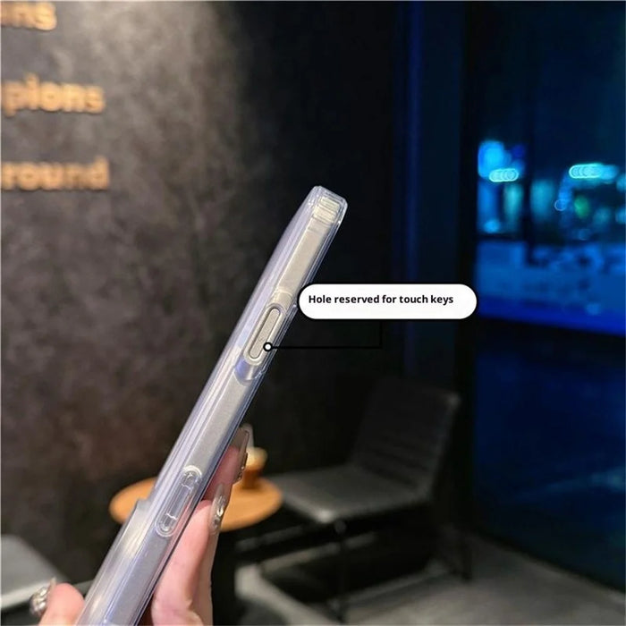 For iPhone 17 Magnetic Case Compatible with MagSafe TPU + PC Laser Gradient Color Changing Phone Cover - Matte - 3