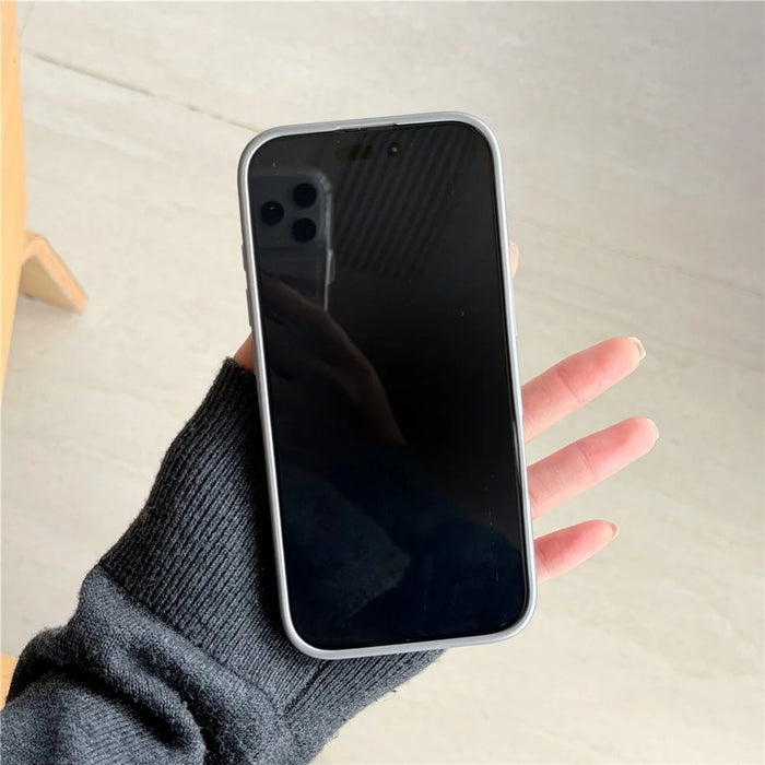 For iPhone 16 Pro Max Magnetic Case Fine Grid Texture Leather + PC + TPU Phone Cover - Dark Blue - 3