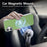 For iPhone 17 Magnetic Case Fine Grid Texture Leather + PC + TPU Phone Cover - Green - 7