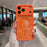 For iPhone 17 Pro Max Magnetic Case Compatible with MagSafe PC + TPU Shockproof Phone Cover (Precise Lens Cutouts) - Orange - 1