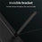 For Samsung Galaxy Z Fold4 5G Rubberized Hard PC Folding Shell Invisible Kickstand Anti-Scratch Protective Phone Case with Pencil  /  Pencil Holder - Black - 5