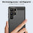 MOFI For Samsung Galaxy S26 Ultra Back Cover  Brushed Texture Carbon Fiber Soft TPU Case - Black - 4