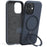 TORRAS For iPhone 17 Ostand Q3 Silicone Series Magnetic Case Kickstand Liquid Silicone + PC Phone Cover (Amazon Packaging) - Midnight Blue - 1
