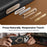 TORRAS For iPhone 17 Ostand Q3 VegSkin Series Magnetic Case with Kickstand Microfiber Leather Phone Back Cover (Amazon Packaging) - Black - 7