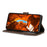 AZNS A2 for Samsung Galaxy S24+ Leather Case with Wrist Strap RFID Blocking Wallet Stand Phone Cover - Brown - 3