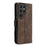 AZNS A2 for Samsung Galaxy S25 Ultra Leather Case with Wrist Strap RFID Blocking Wallet Stand Phone Cover - Brown - 5