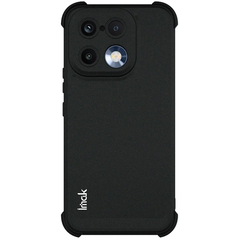 IMAK For Realme 16 Pro 5G Case TPU Phone Cover Airbag Shockproof Protection - Matte Black - 2