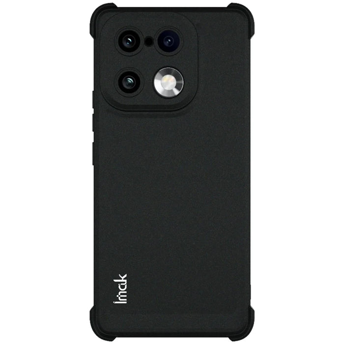 IMAK For Realme 16 Pro+ 5G Case TPU Phone Cover Airbag Shockproof Protection - Matte Black - 2