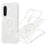 For Samsung Galaxy S26 Magnetic Phone Case Soft-touch 2-in-1 PC+TPU Shockproof Cover Compatible with MagSafe - White - 1