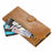 For Samsung Galaxy S26+ Case Zipper Flip Leather Phone Cover with Card Holder - Orange - 4