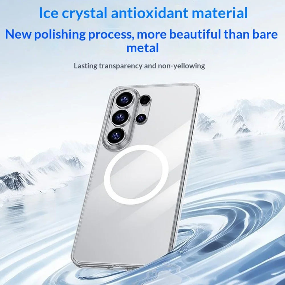 BENKS For Samsung Galaxy S26 Ultra Magnetic Case TPU PC Clear Phone Cover - Transparent - 3