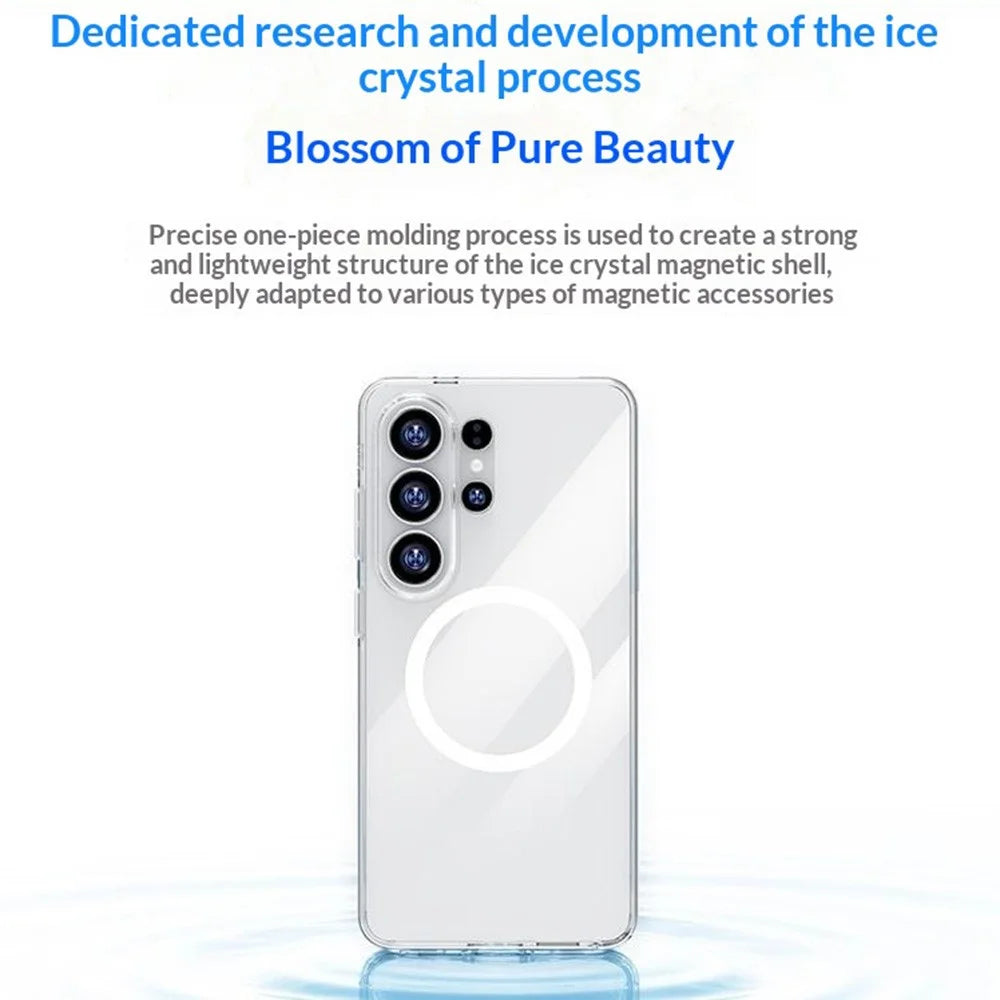 BENKS For Samsung Galaxy S26 Ultra Magnetic Case TPU PC Clear Phone Cover - Transparent - 4