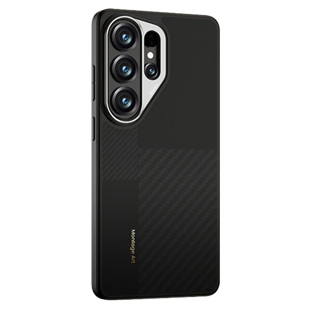 BENKS Y3 For Samsung Galaxy S26 Ultra Magnetic Case Aramid Fiber TPU Anti-drop Phone Cover - Black - 1