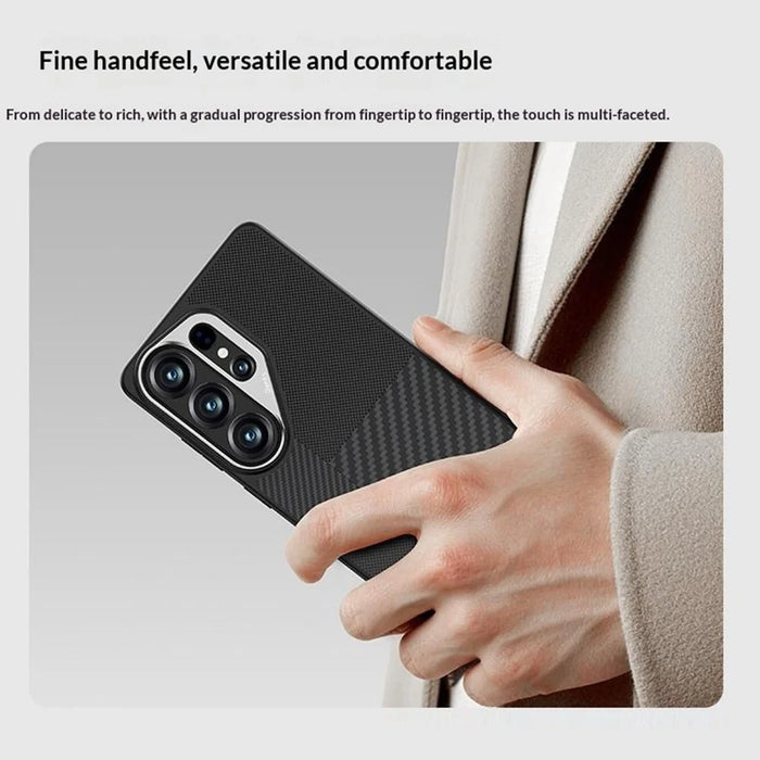 BENKS Y3 For Samsung Galaxy S26 Ultra Magnetic Case Aramid Fiber TPU Anti-drop Phone Cover - Black - 5