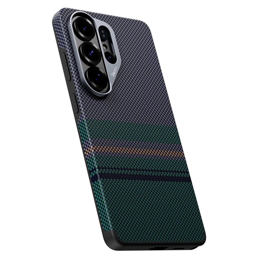 BENKS Y1 For Samsung Galaxy S26 Ultra Magnetic Case Aramid Fiber TPU Aurora Phone Cover - Black - 1