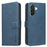 BINFEN COLOR For Samsung Galaxy S25 FE  BF37 Case RFID Blocking Wallet Stand Leather Phone Cover - Blue - 1