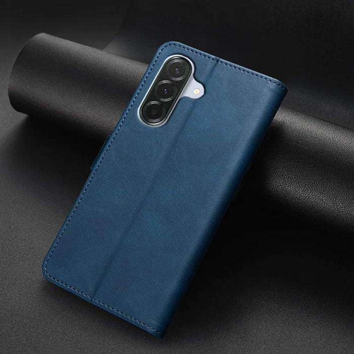 BINFEN COLOR For Samsung Galaxy S25 FE  BF37 Case RFID Blocking Wallet Stand Leather Phone Cover - Blue - 5