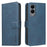 BINFEN COLOR For Samsung Galaxy S25 Edge  BF37 Case RFID Blocking Wallet Stand Leather Phone Cover - Blue - 1