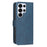 BINFEN COLOR For Samsung Galaxy S25 Ultra  BF37 Case RFID Blocking Wallet Stand Leather Phone Cover - Blue - 3