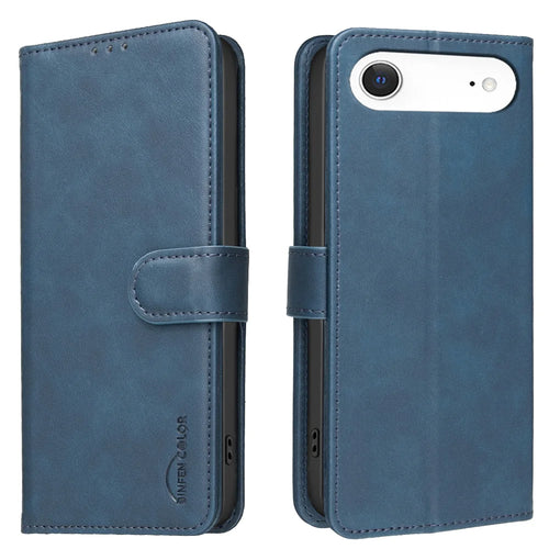 BINFEN COLOR For iPhone Air  BF37 Case RFID Blocking Wallet Stand Leather Phone Cover - Blue - 1