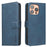 BINFEN COLOR For iPhone 15 Pro  BF37 Case RFID Blocking Wallet Stand Leather Phone Cover - Blue - 1