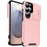 For Samsung Galaxy S26 Ultra Case PC + TPU Shell with Slide Camera Phone Cover - Pink - 1