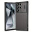 For Samsung Galaxy S25 Ultra Case PC + TPU Shell with Slide Camera Phone Cover - Black - 1