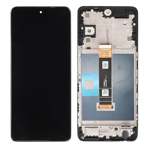 For TCL 50 XL Nxtpaper 5G T702M T704SP Grade B LCD Screen and Digitizer Assembly + Frame Part, Glossy Screen (Without Logo) - 1
