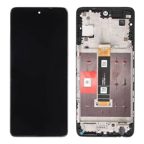 For TCL 50 Pro NxtPaper 5G T803E T803D Grade B LCD Screen and Digitizer Assembly + Frame Part, Glossy Screen (Without Logo) - 1