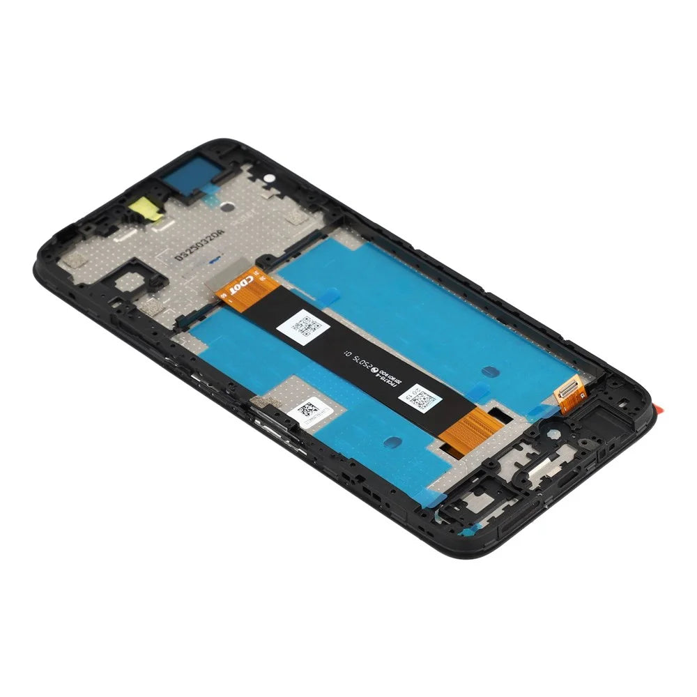 For TCL 60 SE NxtPaper 5G T521K Grade C LCD Screen and Digitizer Assembly + Frame Part, Glossy Screen (Without Logo) - 4