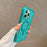 For iPhone 16 Pro Magnetic Phone Case Detachable 2-in-1 Glitter TPU PC Cover Compatible with MagSafe - Mint Green - 1