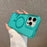 For iPhone 16 Pro Magnetic Phone Case Detachable 2-in-1 Glitter TPU PC Cover Compatible with MagSafe - Mint Green - 2