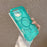 For iPhone 16 Pro Magnetic Phone Case Detachable 2-in-1 Glitter TPU PC Cover Compatible with MagSafe - Mint Green - 3