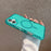 For iPhone 16 Magnetic Phone Case Detachable 2-in-1 Glitter TPU PC Cover Compatible with MagSafe - Mint Green - 6