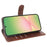 For Samsung Galaxy A56 5G Case Stand Wallet Calf Texture PU Leather Flip Phone Cover - Brown - 2