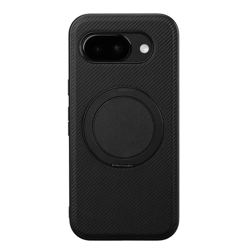 VILI TCY for Google Pixel 10a Magnetic Phone Case with Rotary Kickstand PC TPU Back Cover - Black - 2