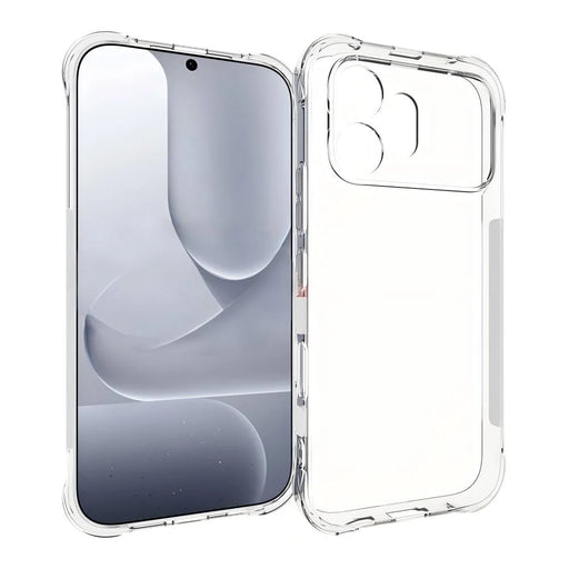 WANLONFENG For Honor 600 5G  WL2 Series TPU Case 2.0mm Phone Cover with 2Pcs Tempered Glass Films - Transparent - 2