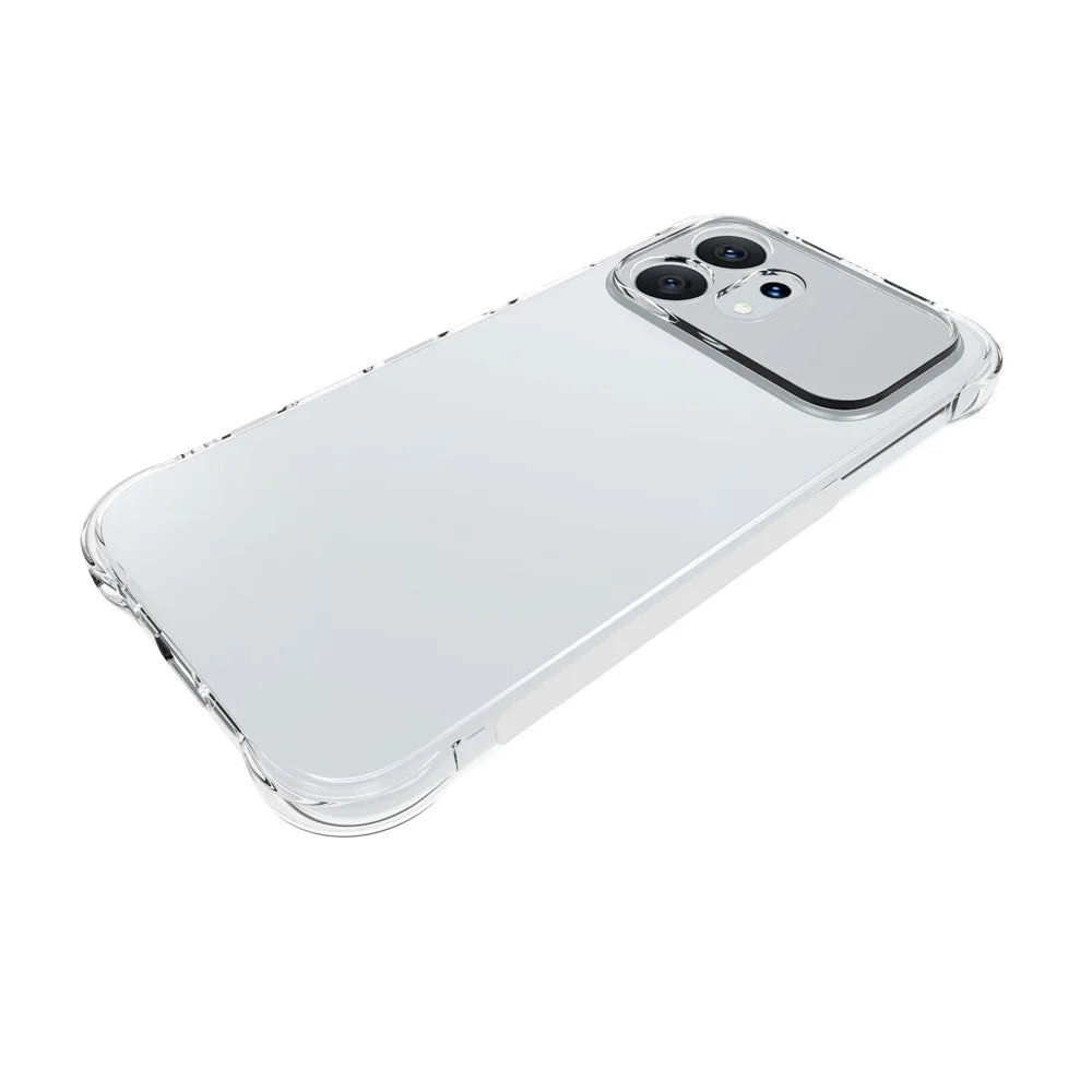 WANLONFENG For Honor 600 5G  WL2 Series TPU Case 2.0mm Phone Cover with 2Pcs Tempered Glass Films - Transparent - 4