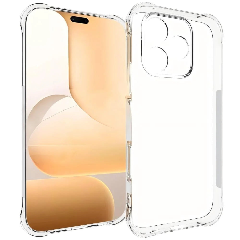 WANLONFENG For Honor 600 Lite 5G  WL Series Case 2.0mm TPU Phone Cover with Tempered Glass Film - Transparent - 2