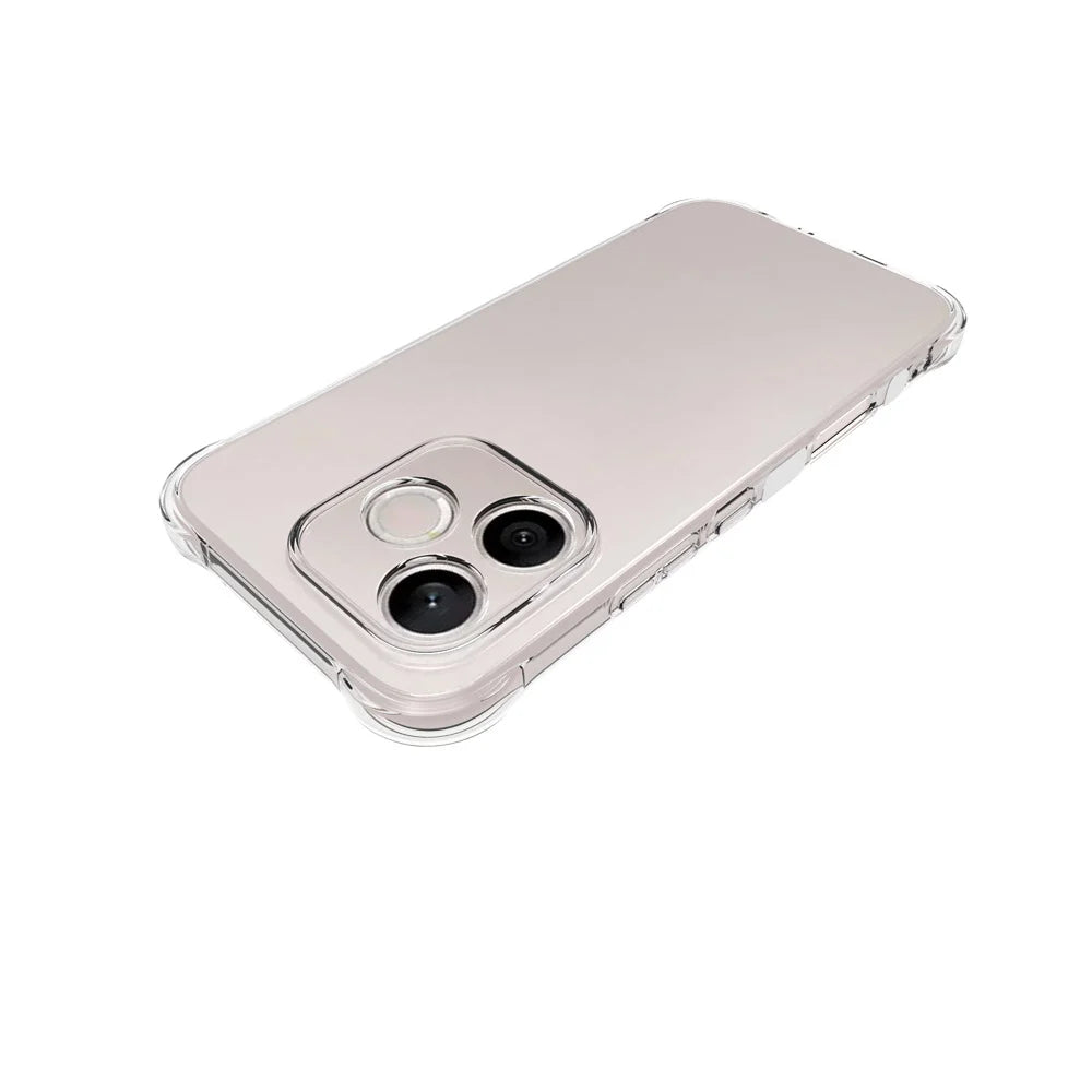 WANLONFENG For Honor 600 Lite 5G  WL Series Case 2.0mm TPU Phone Cover with Tempered Glass Film - Transparent - 4