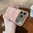 For iPhone 17 Pro Case Electroplating Edge Woven Texture TPU + PC Phone Back Cover - Multi-color - 3