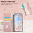 For iPhone 14 Pro Max Wallet Case Triangular Splicing Zipper Leather Flip Cover with Wrist Strap - Pink - 7