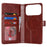 For iPhone 18 Pro / 17 Pro Magnetic Case Anti-Drop Detachable Wallet PU Leather Phone Cover - Dark Brown - 4