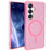 For Samsung Galaxy S26 Case TPU+PC Matte Phone Cover - Light Pink - 1