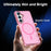 For Samsung Galaxy S26 Case TPU+PC Matte Phone Cover - Light Pink - 6
