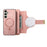 For Samsung Galaxy S25 FE Magnetic Leather Case with Detachable RFID Blocking Zipper Wallet Cover - Pink - 2